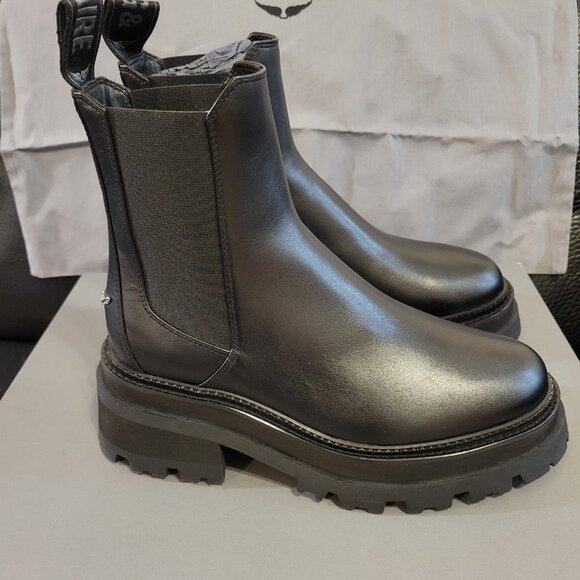 Zadig & Voltaire Ride Chelsea Boot NWT 7.5/8 EURO 38 - Picture 3 of 10